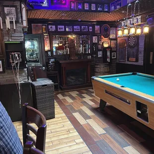 Pool table area.  Played there many times.