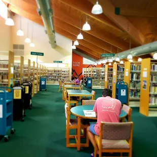 Inside the Ponte Vedra library