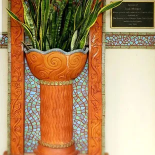 Entrance to the library