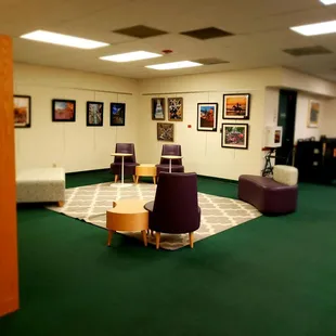 Inside the Ponte Vedra library