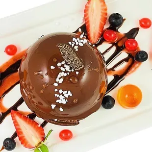 Individual chocolate mousse cakes made by their Certified Executive Pastry Chef! #Phenomenal