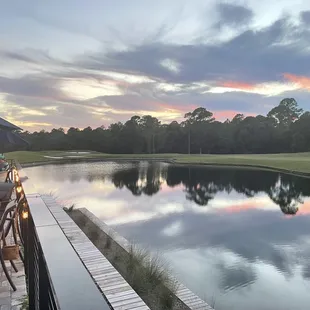 Experience beautiful sunsets from our outdoor patio.