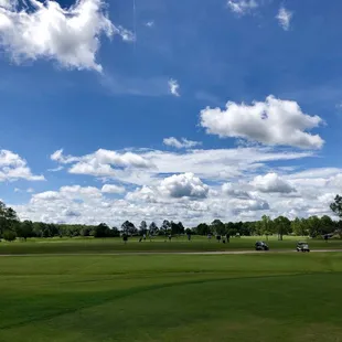 Warming up and teeing off