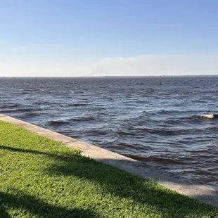 Outside