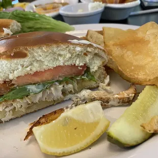 Blackened Grouper Sandwiches