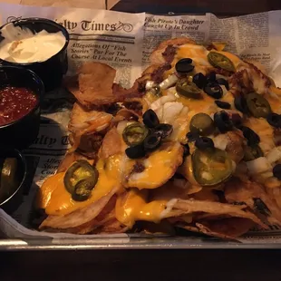 Nachos on House Chips, yumm!