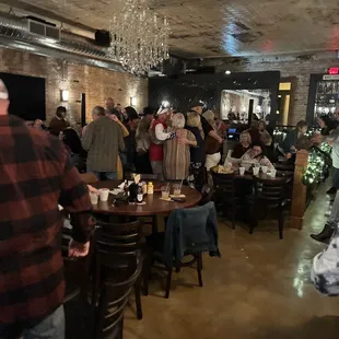 Live band playing in the Vault at St. John's Tavern.