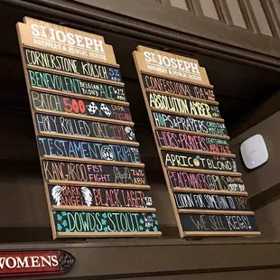 Beer menu 3/22