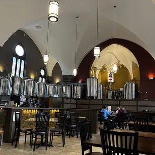 A brewery in an old church