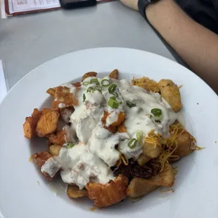 Buffalo Chicken Poutine
