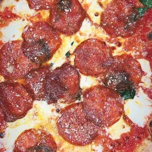 Margherita with pepperoni