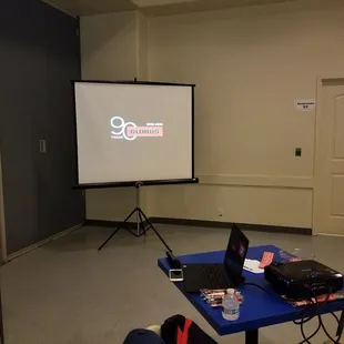 We were in the smaller meeting room