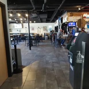 the inside of the restaurant