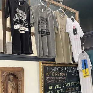 Merch section