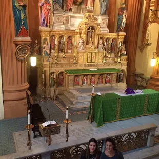 When we visited the Shrine of Blessed Father Seelos one afternoon, we were able to join a tour of the entire church.