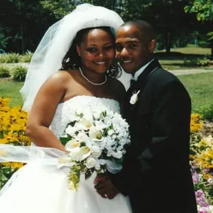 2001 Wedding Photo in front of St. Mary Chapel