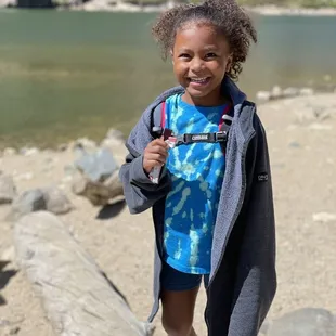 The kids survived the hike