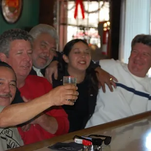 Friends at the pub.