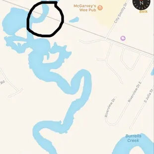 The little water we rode over. To us the only beautiful sight we saw during ride.