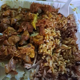 I was cleaning out the bones from the curry , goat and found a piece of plastic in my food