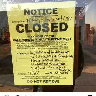 Thumbs down!  As a restaurant, there is no way of bouncing back from this! Just stay closed....