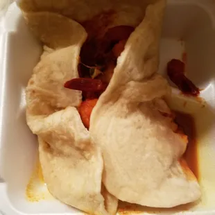 Shrimp roti