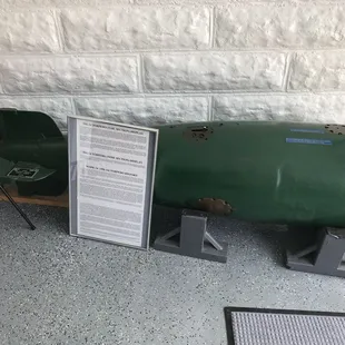 Random submarine artifact at entrance