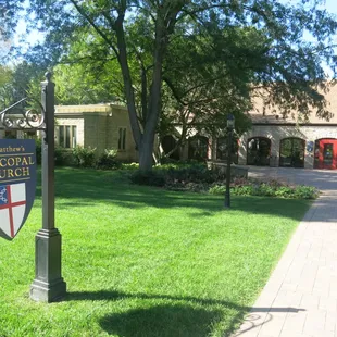 The front entrance to St Matthews