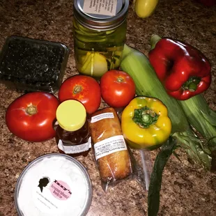 Oh yeah!!!! I'm stoked about the benedictine, raw honey, lemon blueberry poundcake &amp; pickled zucchini!!!