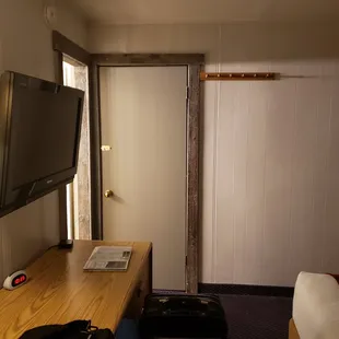 Look at door from window