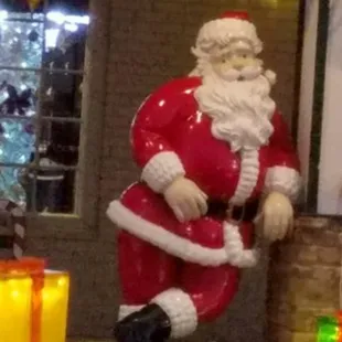 a statue of a santa claus