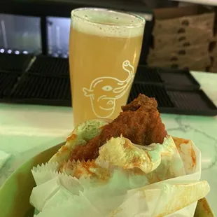 Buffalo chicken sandwich