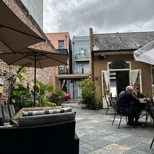 The relaxing patio with some great Celtic music playing in the background.