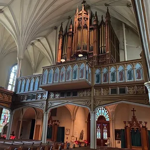 The balcony facing the main stage