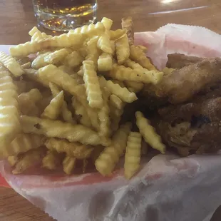 Drummies and fries $10