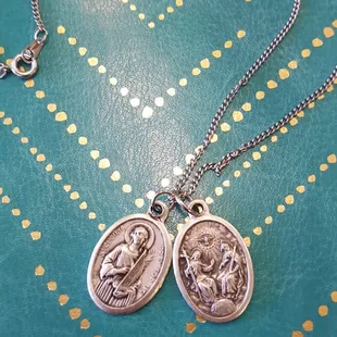 Cute, cheap medals! Chain was 1.50 and medals are .75 each