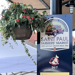  sign for a farmers market