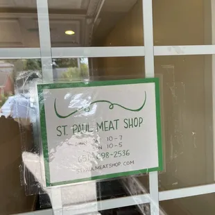 Entrance at rear of restaurant