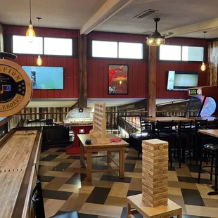 the interior of a restaurant
