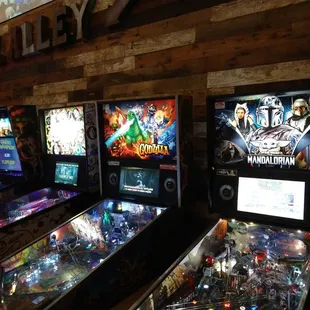 Great pinball selection