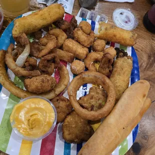 Sampler platter.