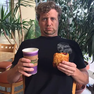 bagels, drink