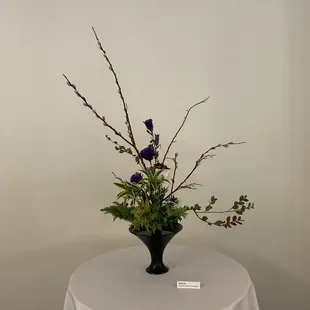 Yacht Club Japanese flower arrangement event.