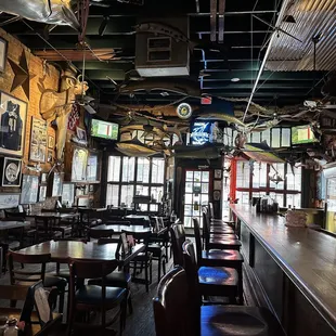 the interior of the restaurant