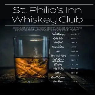a glass of whiskey