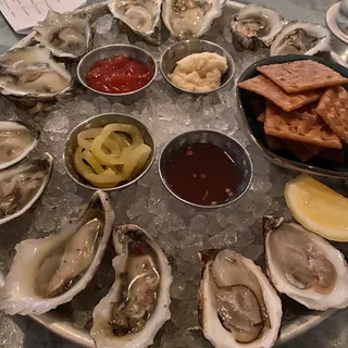 Pick 1/2 Doz. Oysters* or NC Clams*