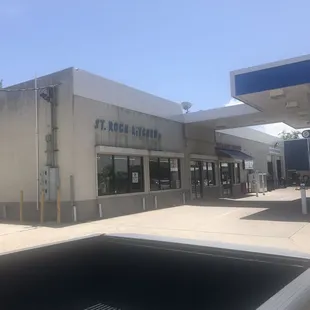 The entrance
