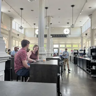 two people sitting at a table