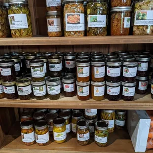 Shrimp platter roast beef poor boy and they sell jellies