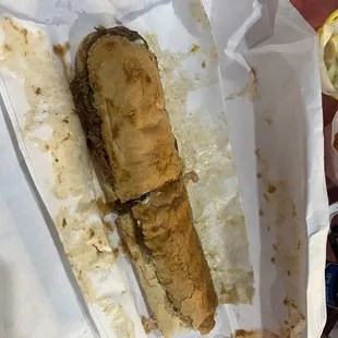 12" Roast Beef Poboy